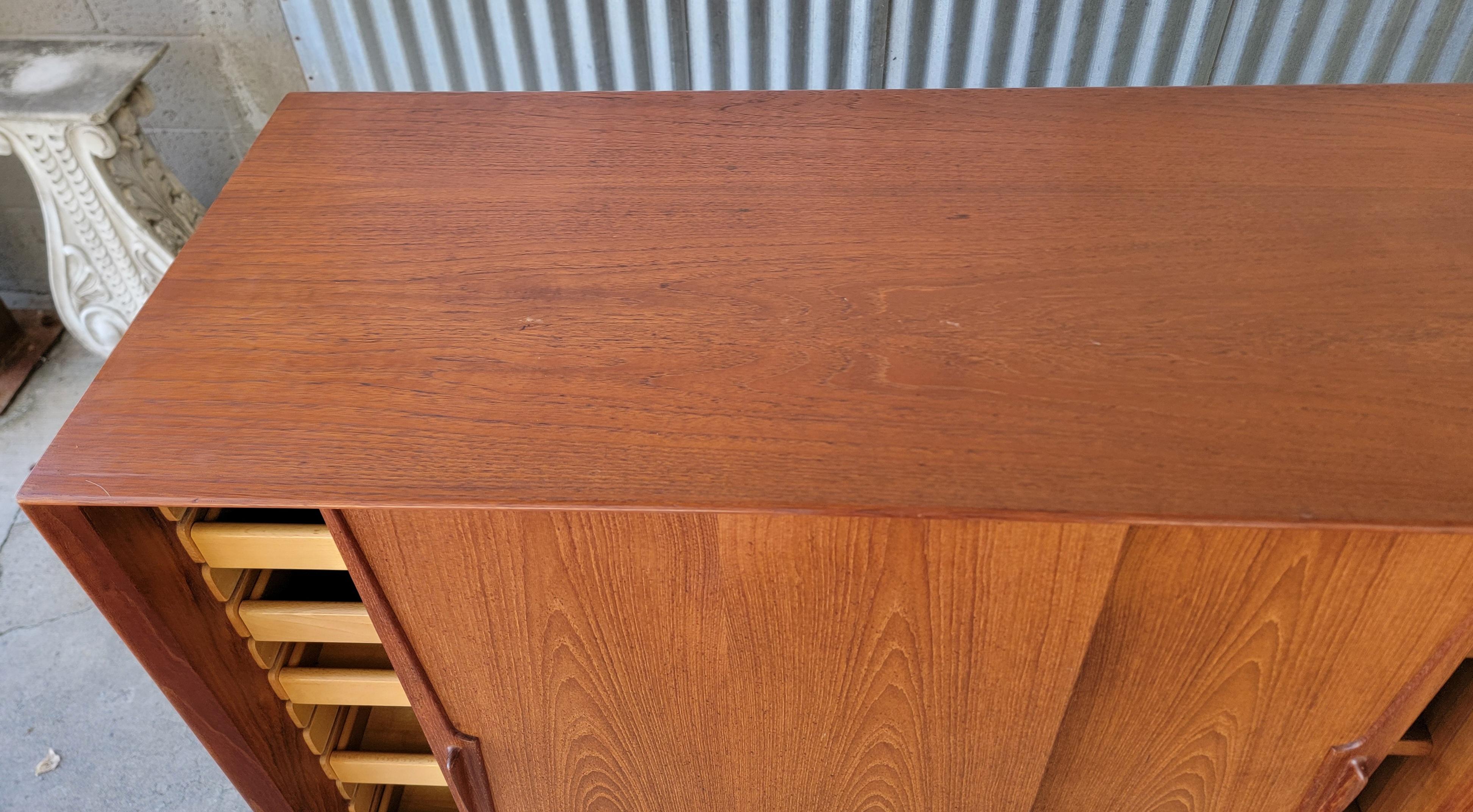 Large Scale Teak Danish Modern Credenza by Gunni Omann 5