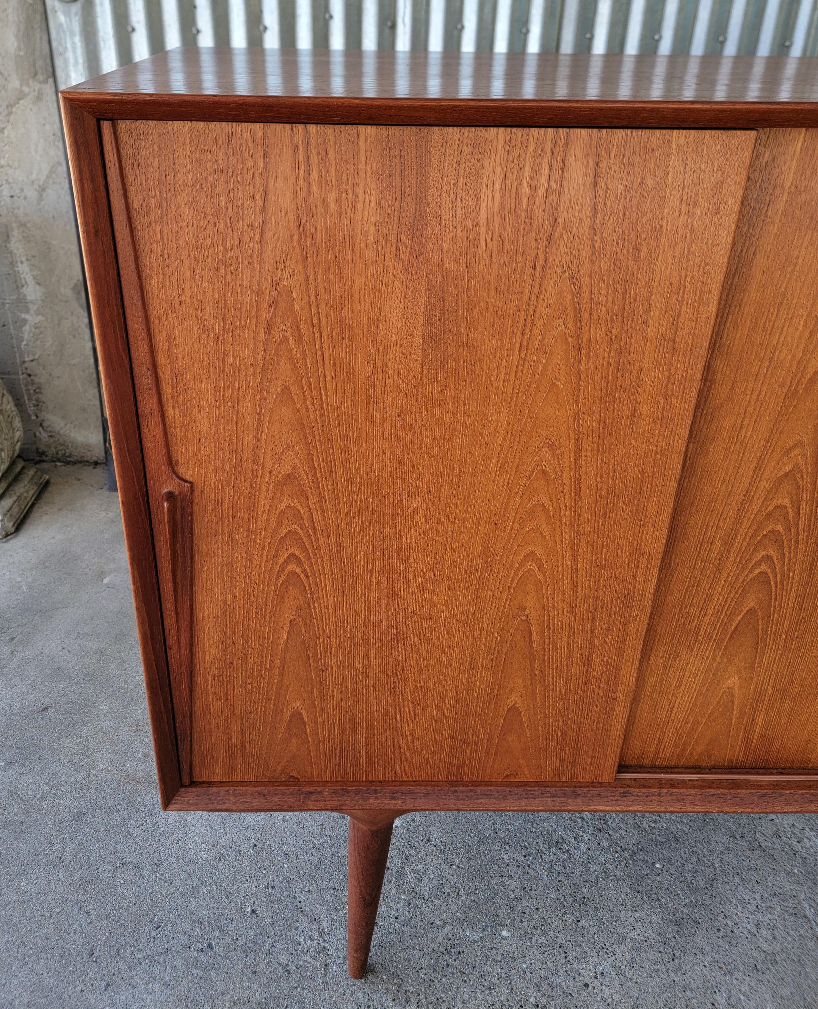 Large Scale Teak Danish Modern Credenza by Gunni Omann 8