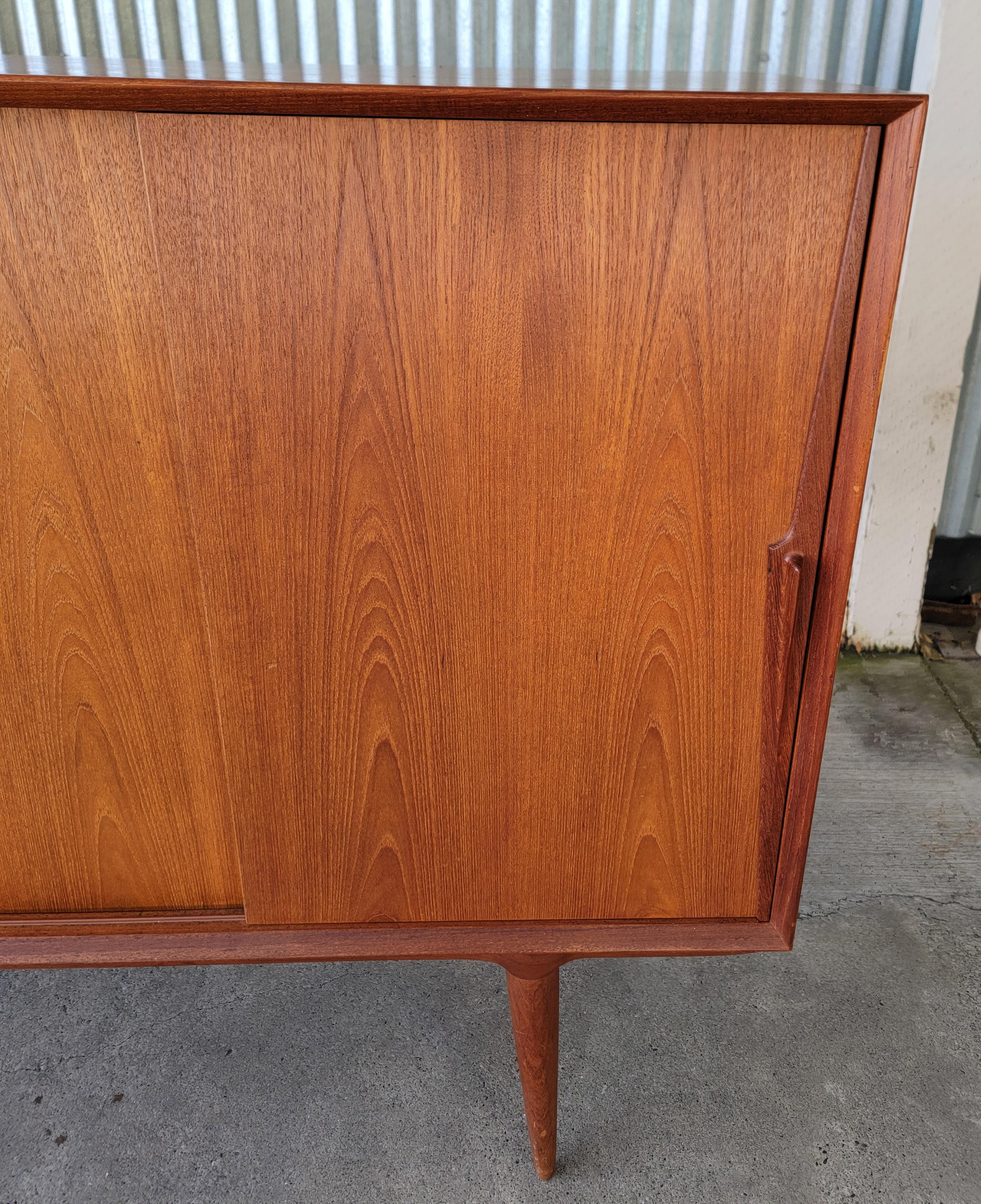 Large Scale Teak Danish Modern Credenza by Gunni Omann 10