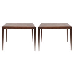 Used Large-Scale Teak End Tables by Johannes Andersen, Denmark, C. 1950s