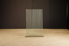 Scultura "schermo sonoro" di Val Bertoia Sonambient di grandi dimensioni, firmata e numerata