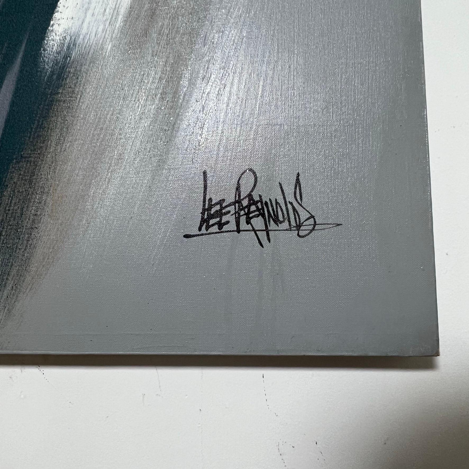 American Large Scale Vanguard Studios Abstract Painting Signed Lee Reynolds, Ca. 1960s
