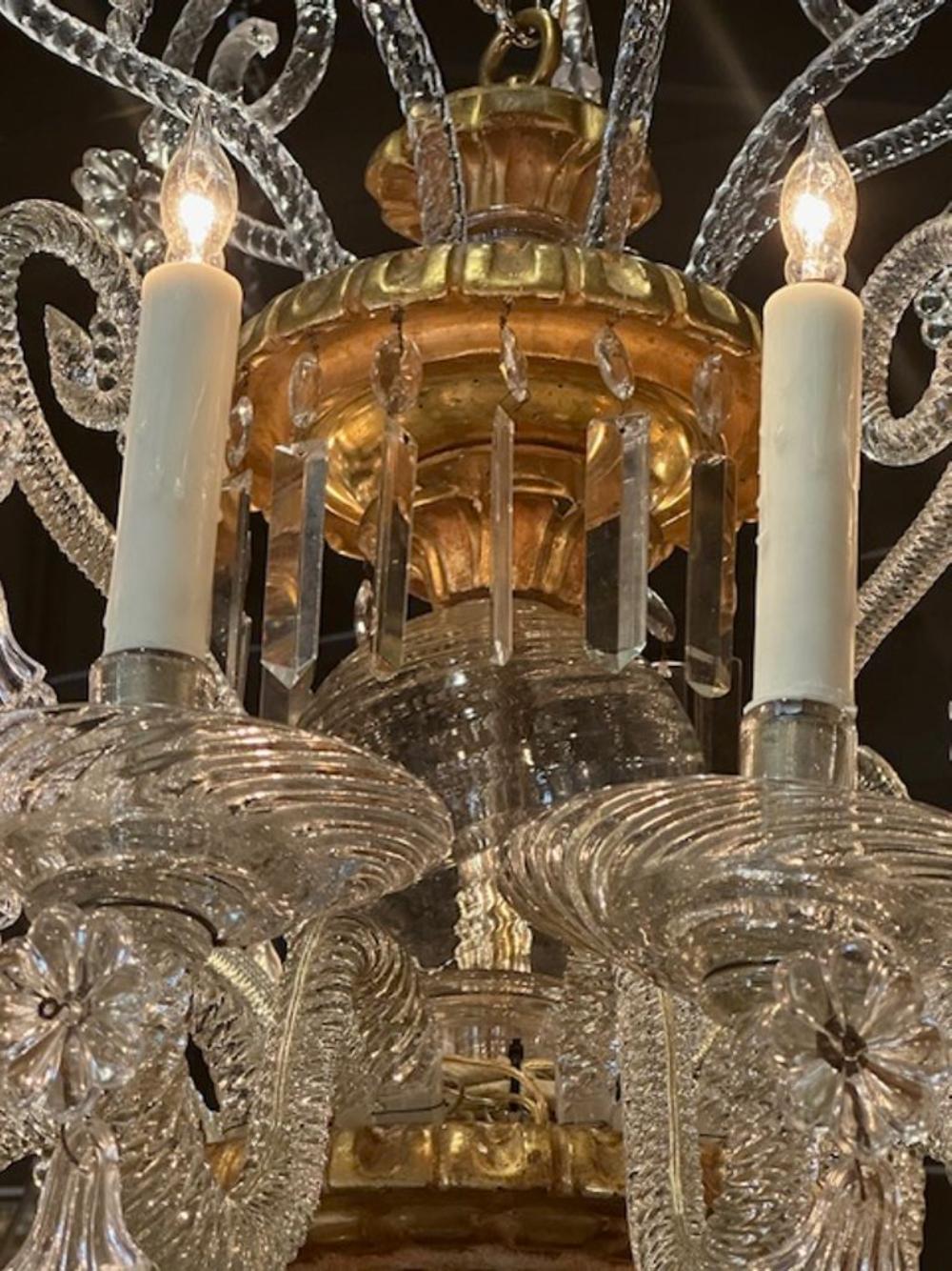 Lampadario in vetro veneziano di grandi dimensioni in vendita 3