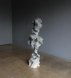 Large Scale Verdigris Copper Abstract Sculpture, circa 1970