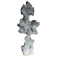 Large Scale Verdigris Copper Abstract Sculpture, circa 1970