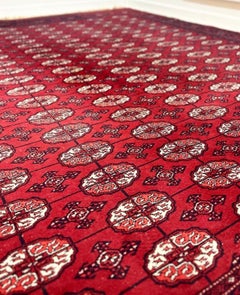 Large Scale Vintage Couristan Oriental Weave Design Rug