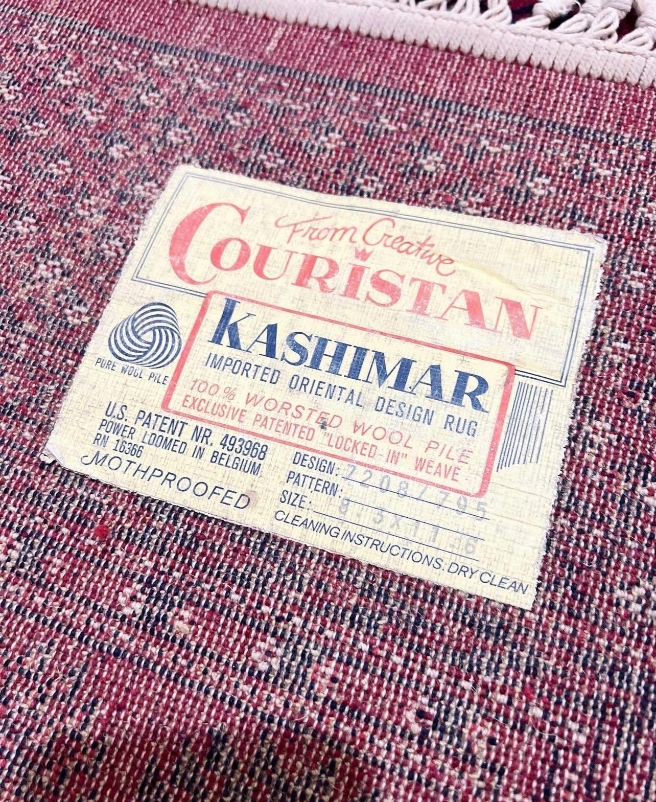 Großer Vintage-Teppich im orientalischen Gewebe-Design von Couristan 
 (Belgisch) im Angebot