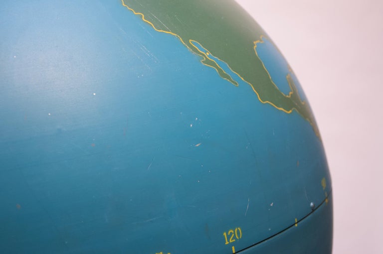 Large-Scale Vintage Military Globe / Activity Globe by A.J.