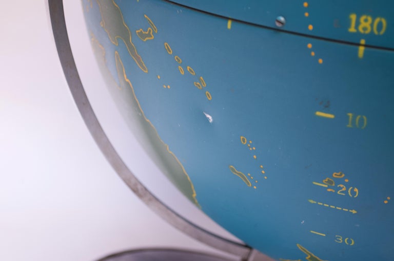 Large-Scale Vintage Military Globe / Activity Globe by A.J.