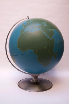 Large-Scale Vintage Military Globe / Activity Globe by A.J. Nystrom