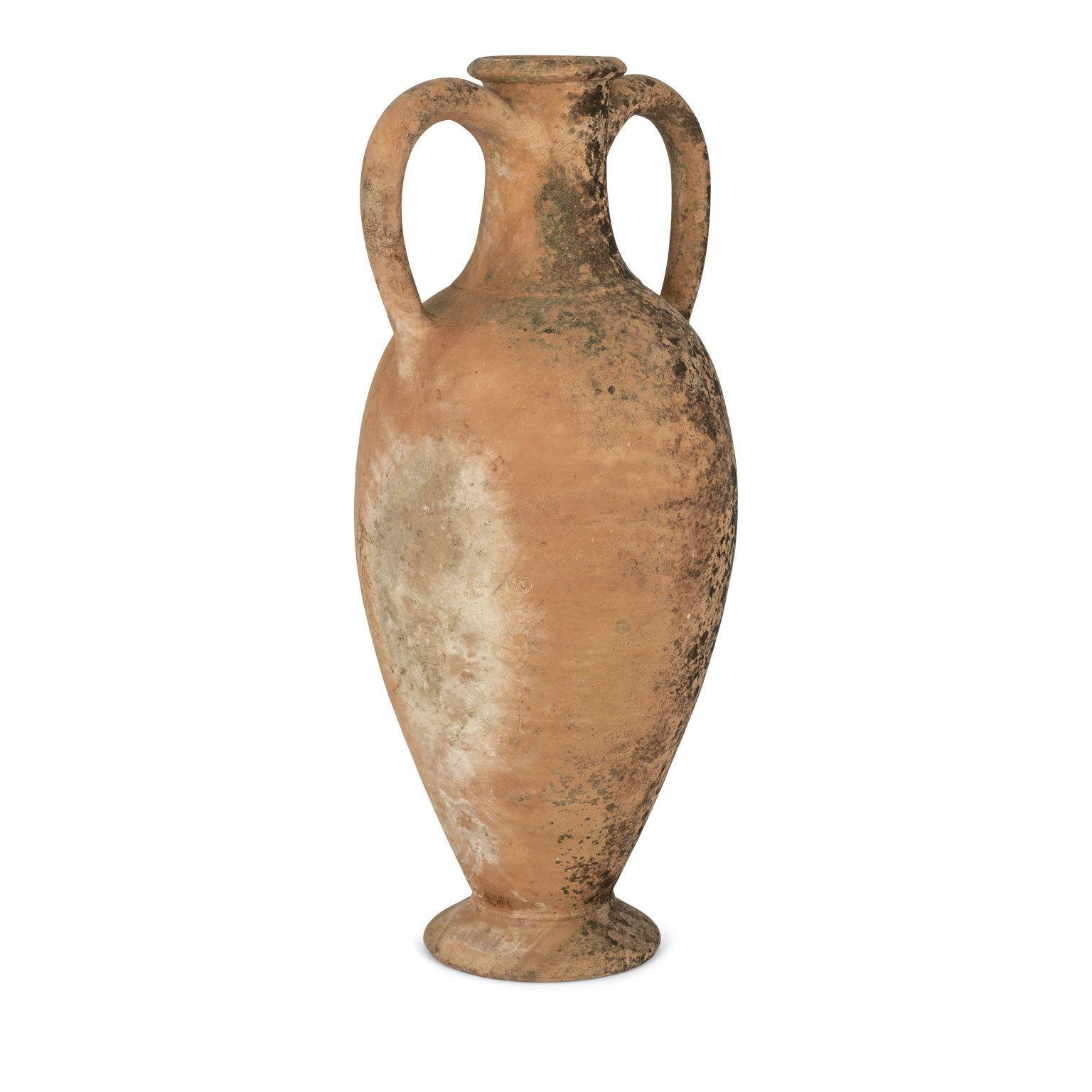 Italian Large-Scale Vintage Terracotta Urn