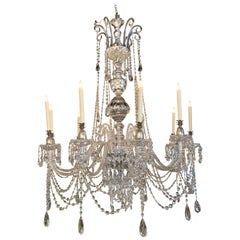 Used Large Scale Waterford Crystal Chandelier