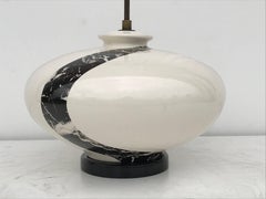 Large Scale White Ceramic Lamp