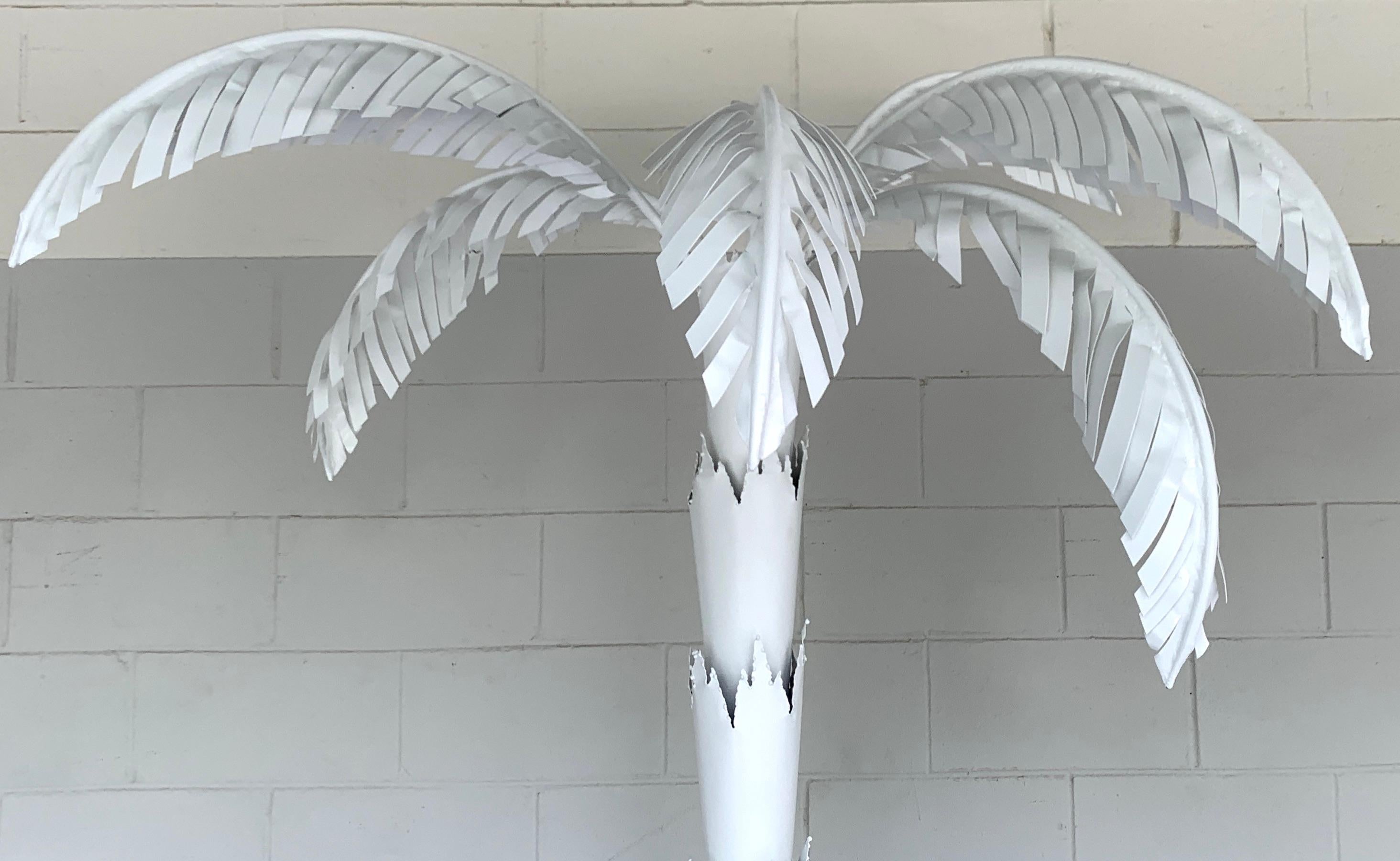 white palm tree lamp