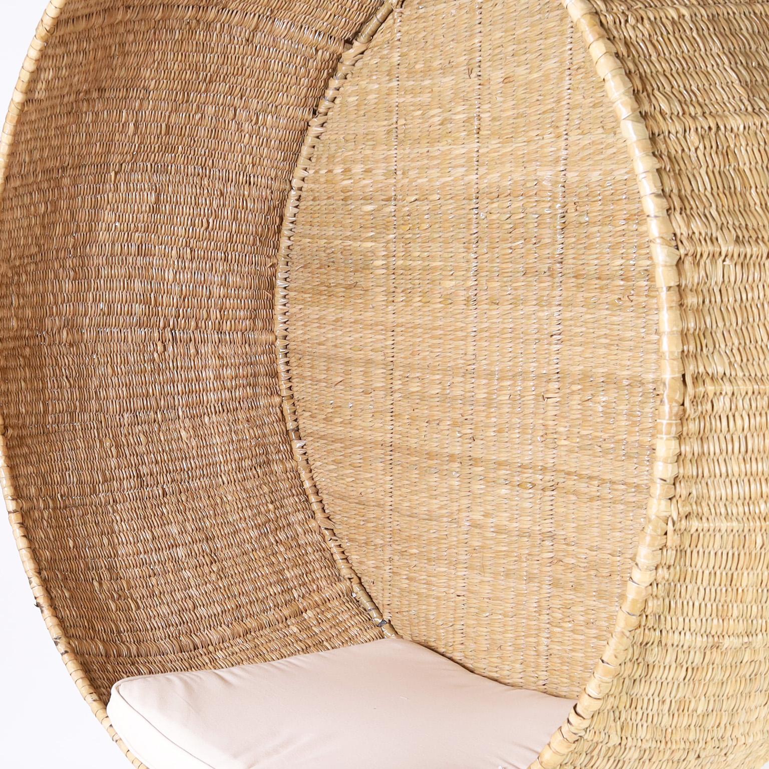 Large Scale Wicker Chairs from the FS Flores Collection, Priced Individually 1