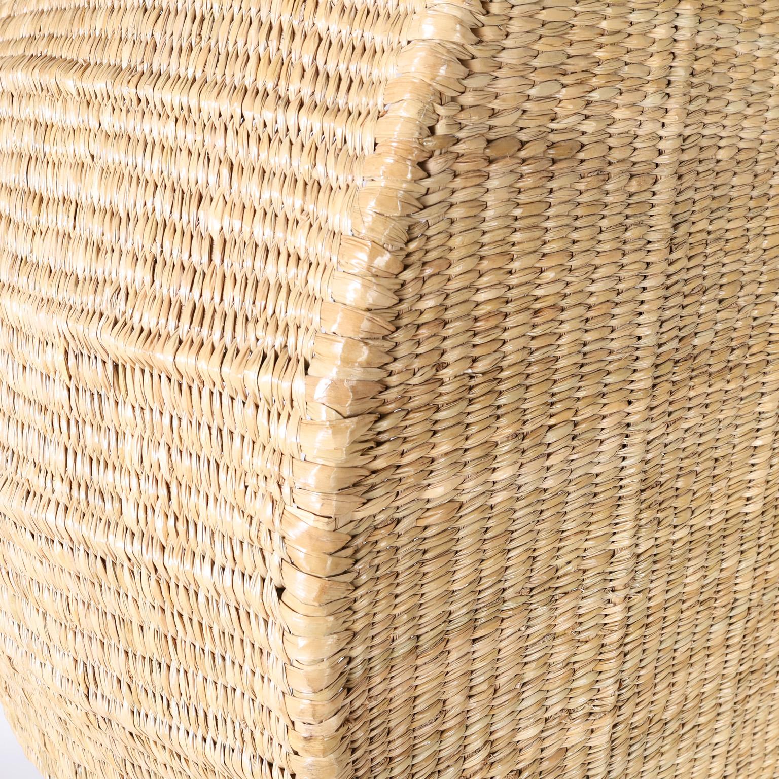 Large Scale Wicker Chairs from the FS Flores Collection, Priced Individually 2