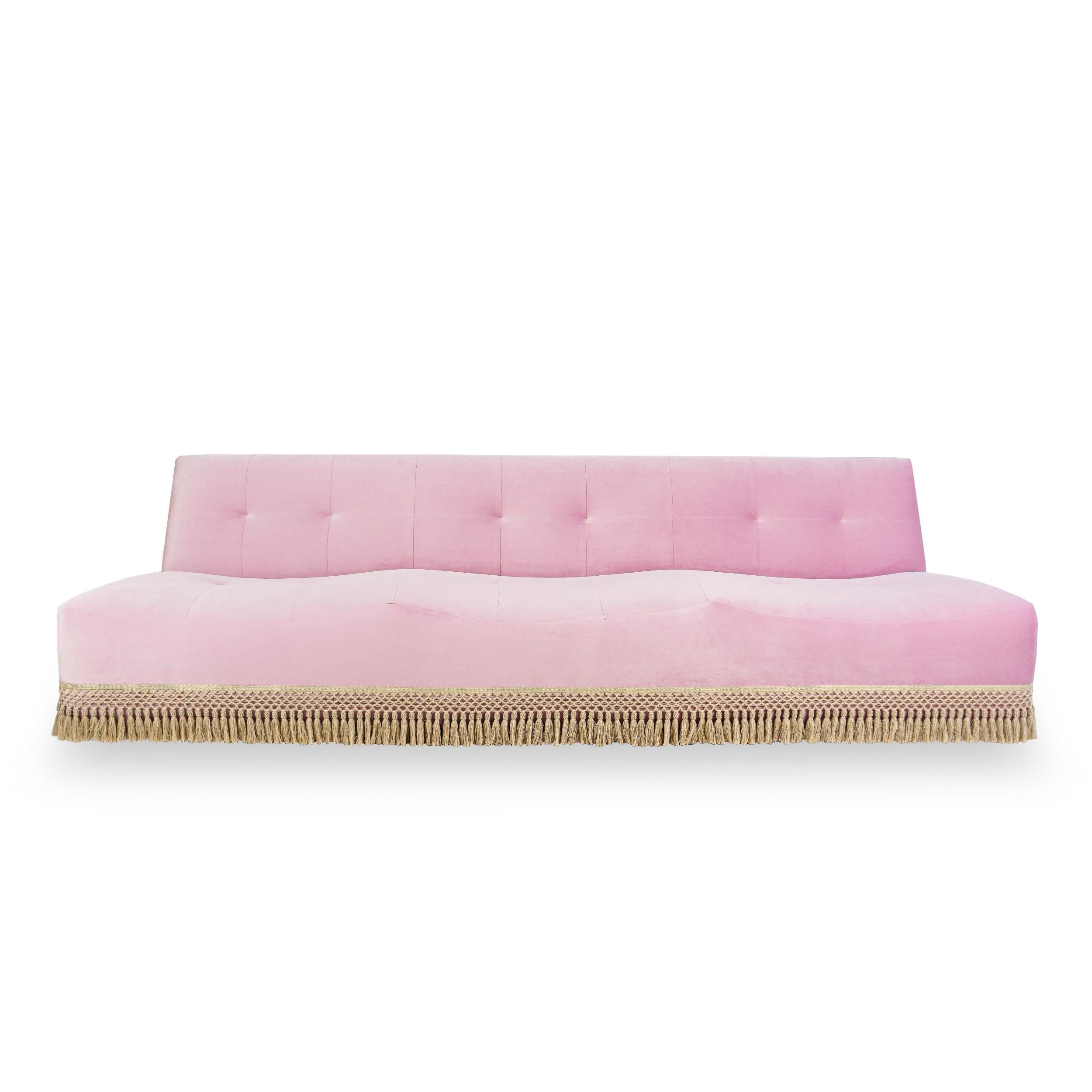 dark pink couch
