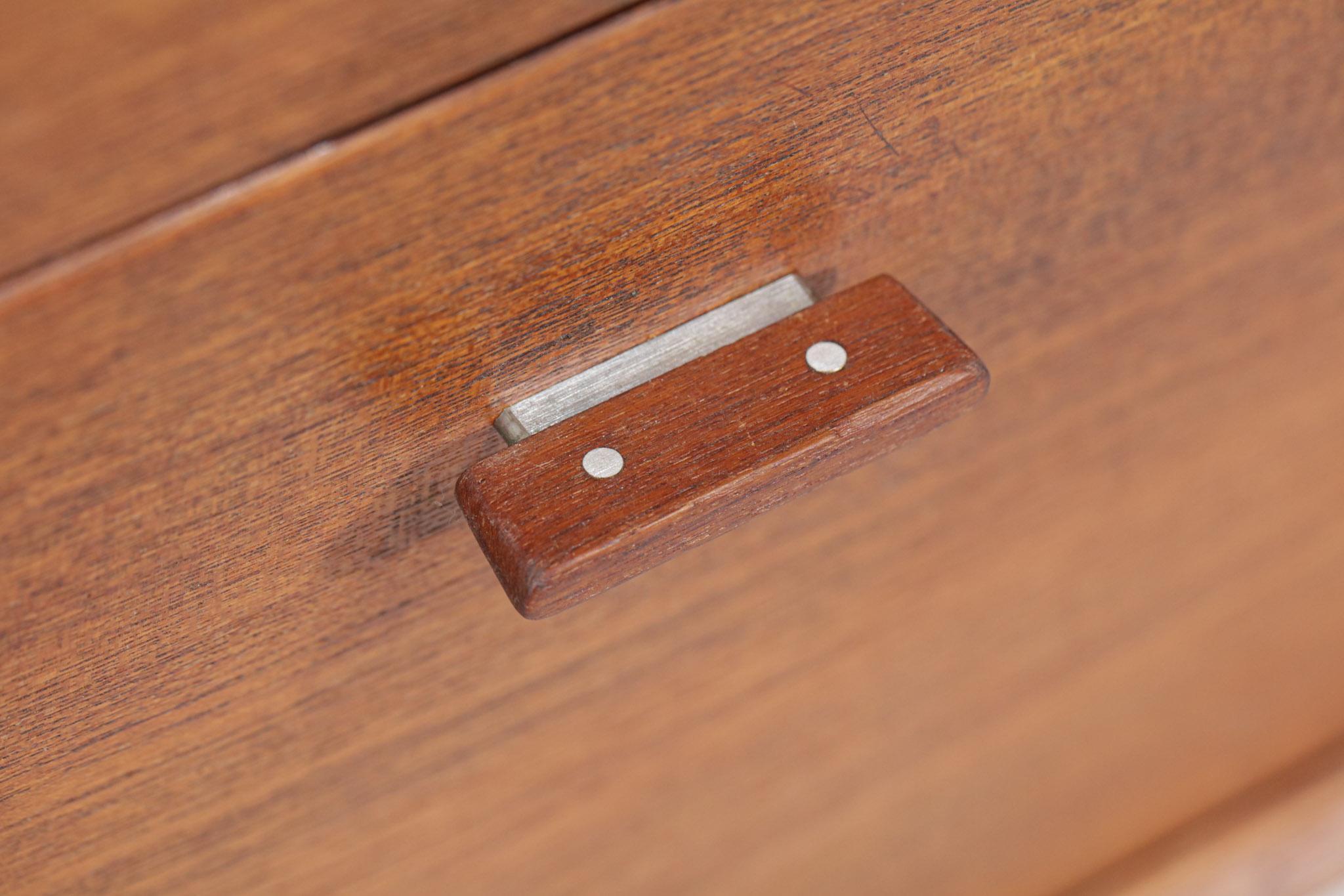 Large Scandinavian Desk by Danish Designer Arne Vodder in Teak Scandinavian E518 14