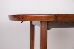 Large Scandinavian Extendable Dining Table in Brazilian Rosewood, 1960