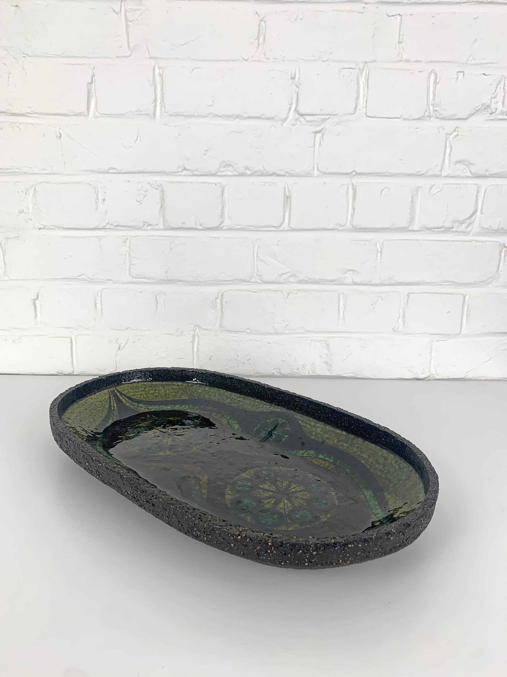 Large Scandinavian Mid-Century Stoneware Bowl by Thomas Toft, Denmark For Sale 2