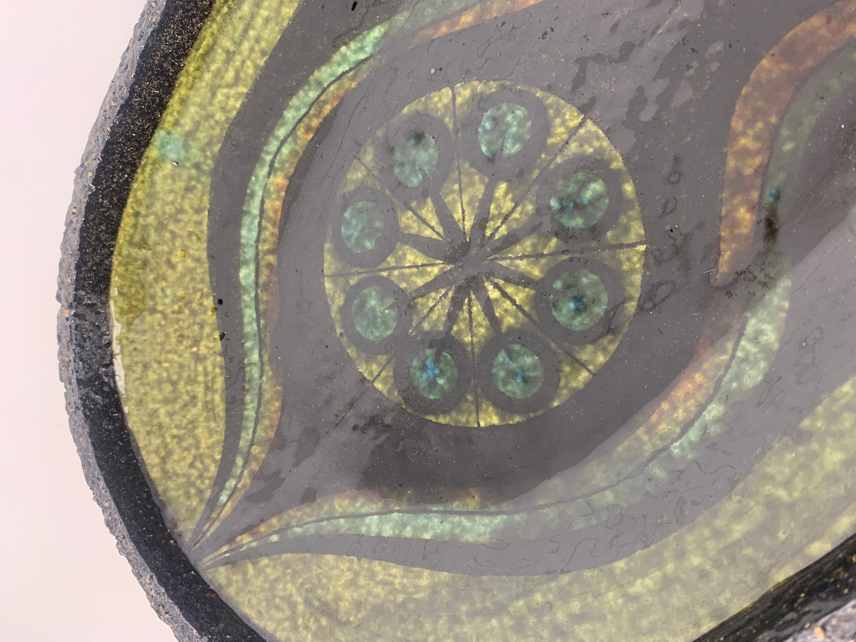 Danish Large Scandinavian Mid-Century Stoneware Bowl by Thomas Toft, Denmark For Sale