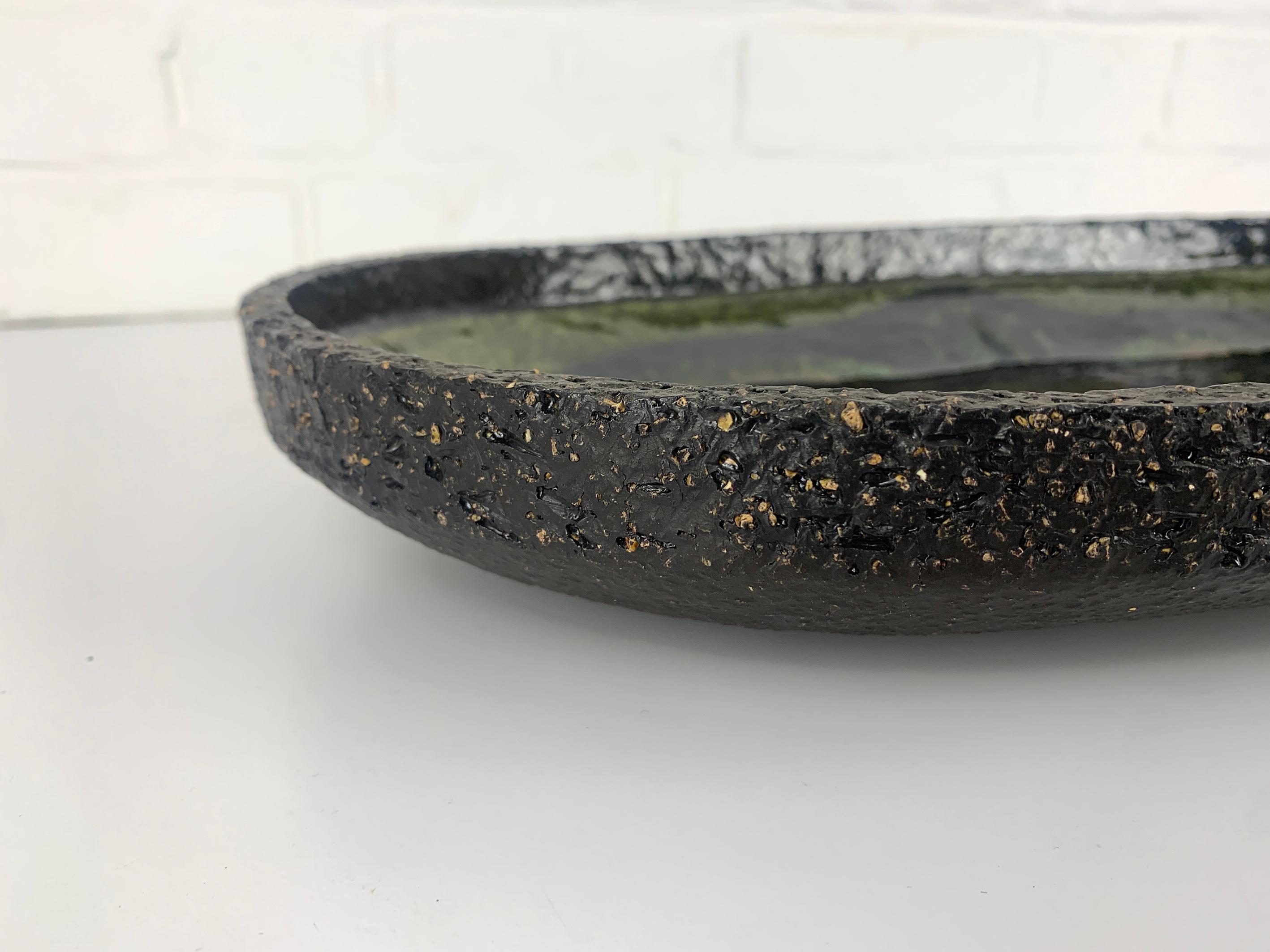 Large Scandinavian Mid-Century Stoneware Bowl by Thomas Toft, Denmark In Good Condition For Sale In Vorst, BE