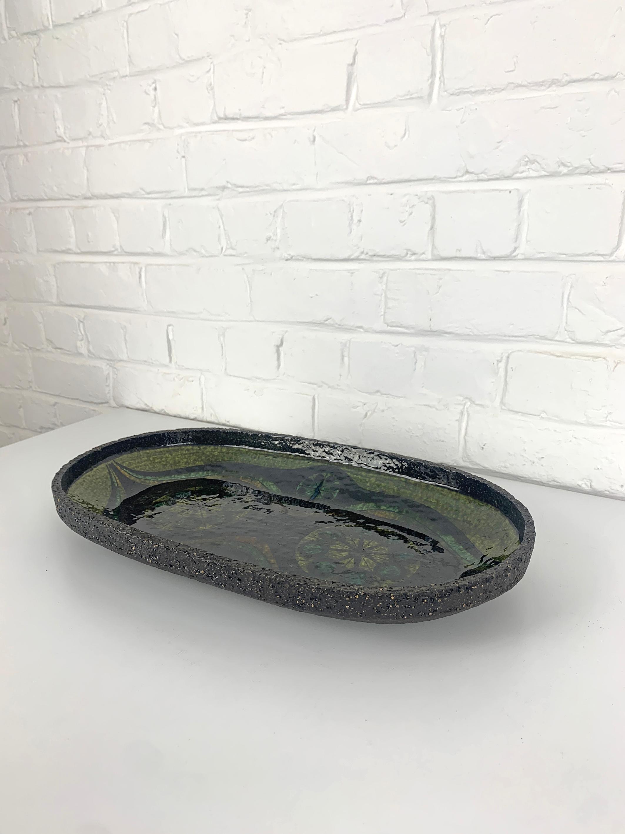 20th Century Large Scandinavian Mid-Century Stoneware Bowl by Thomas Toft, Denmark For Sale