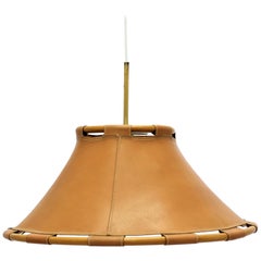 Large Scandinavian Modern 1970s Pendant Lamp by Anna Ahrens for Ateljé, Sweden
