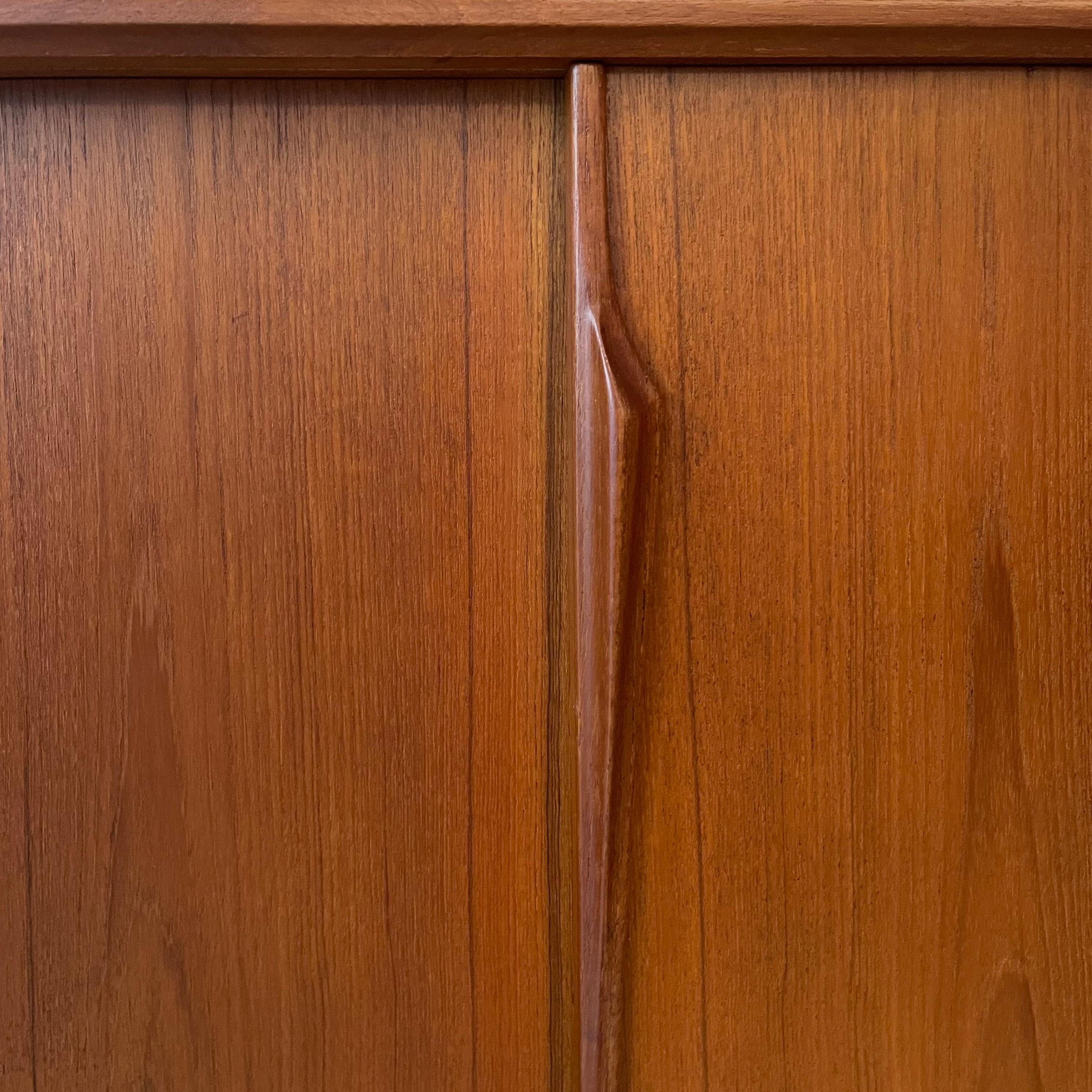 Large Scandinavian Modern Teak Credenza By Gunni Omann For ACO Mobler 7