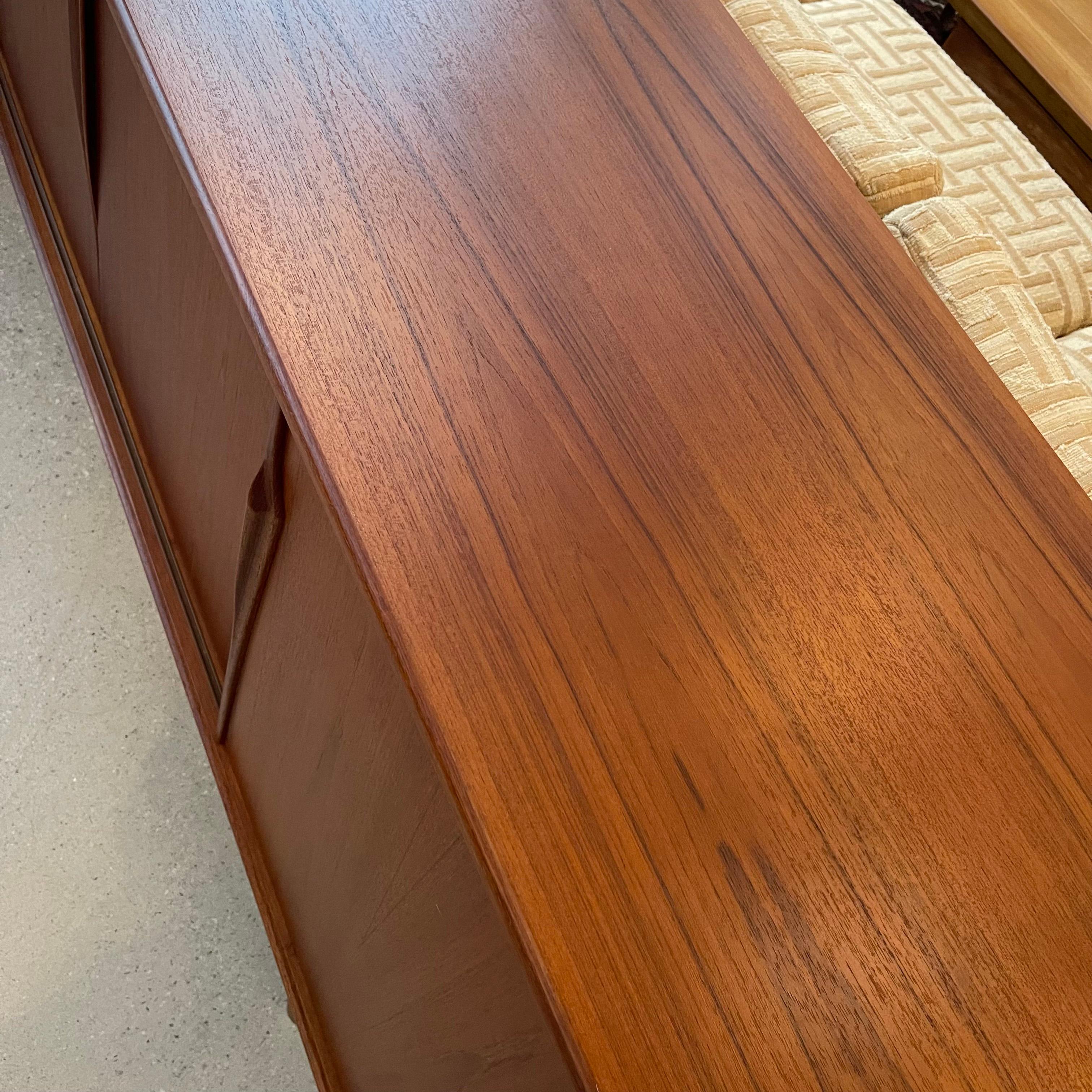 Large Scandinavian Modern Teak Credenza By Gunni Omann For ACO Mobler 8