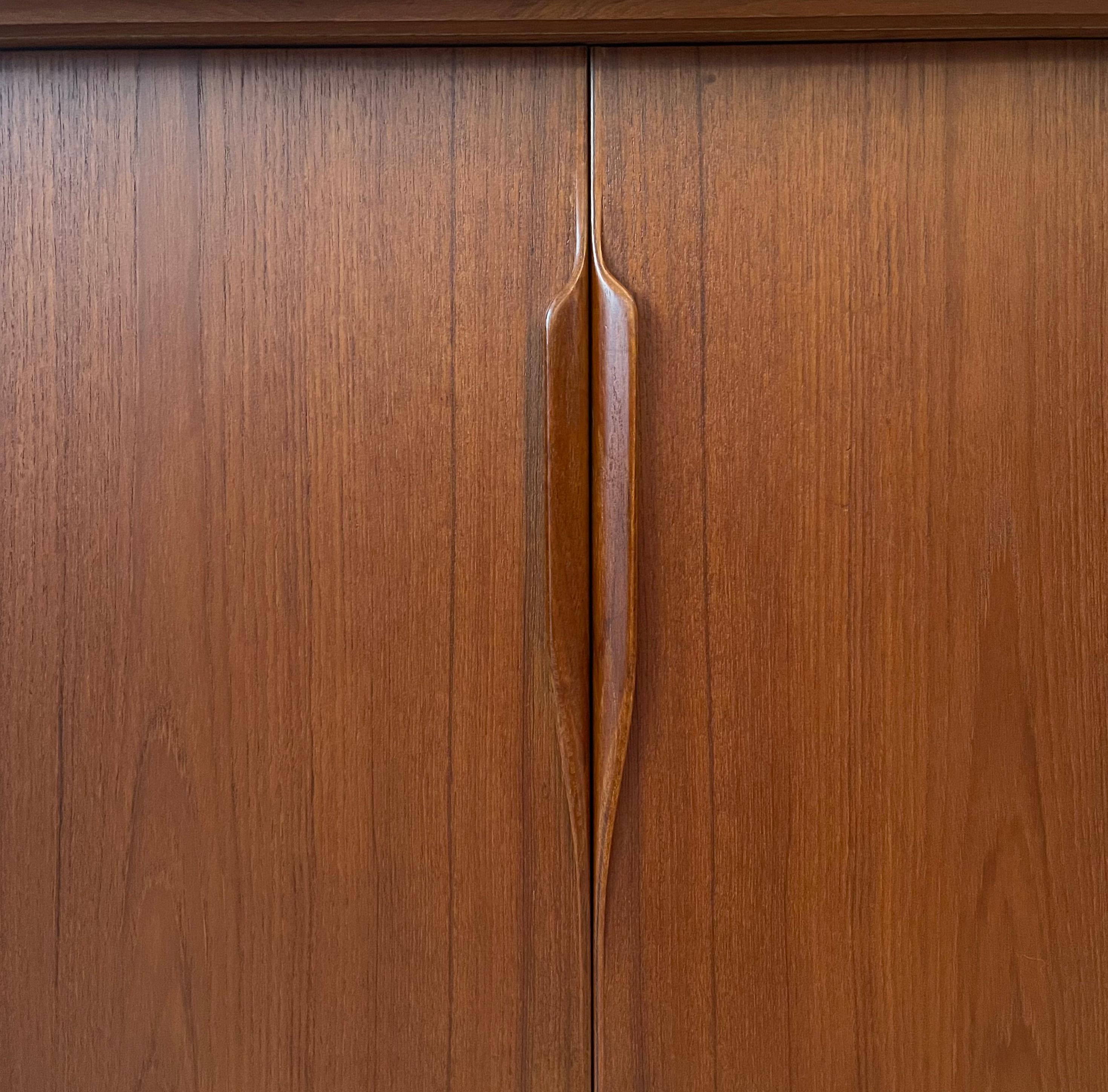 20th Century Large Scandinavian Modern Teak Credenza By Gunni Omann For ACO Mobler