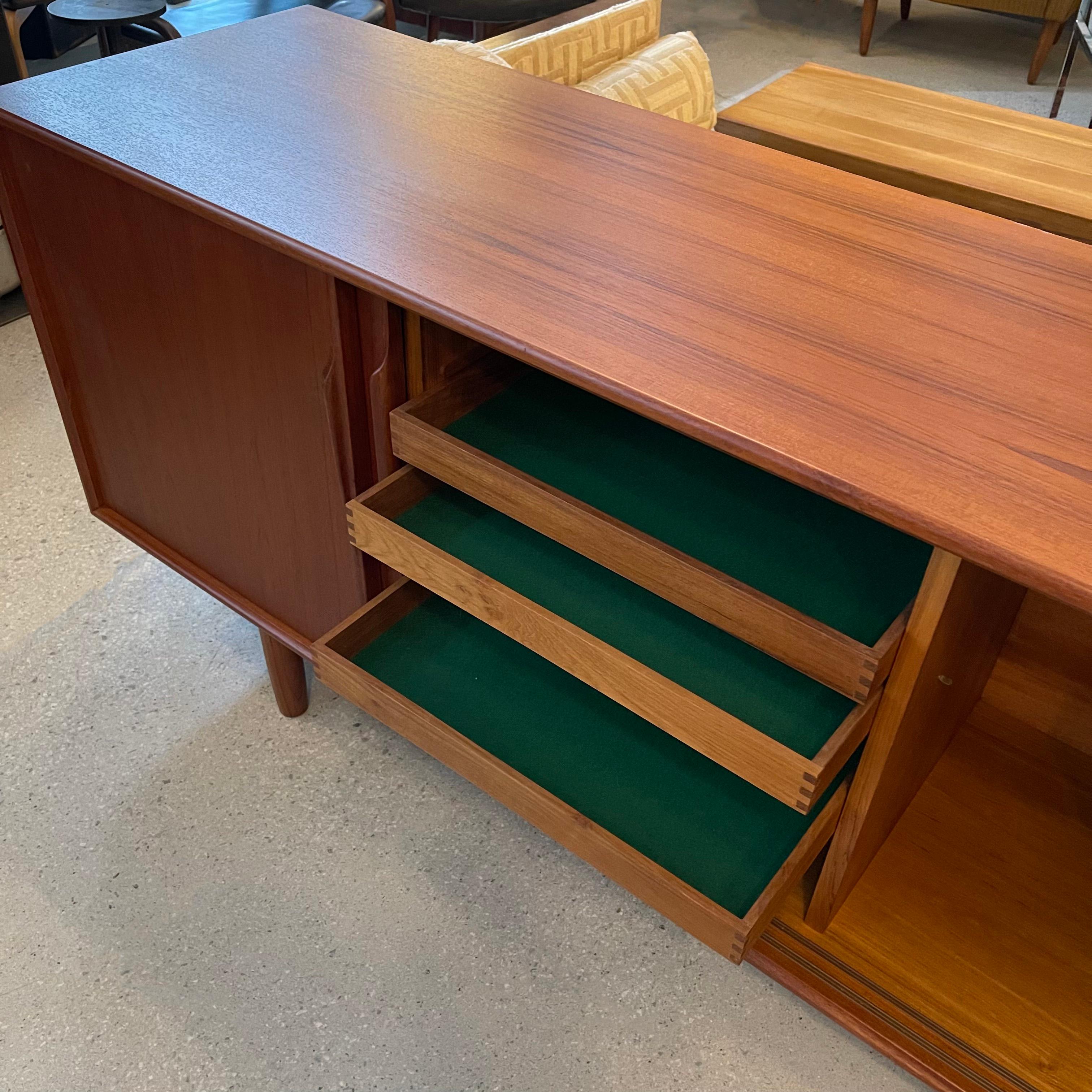 Large Scandinavian Modern Teak Credenza By Gunni Omann For ACO Mobler 4