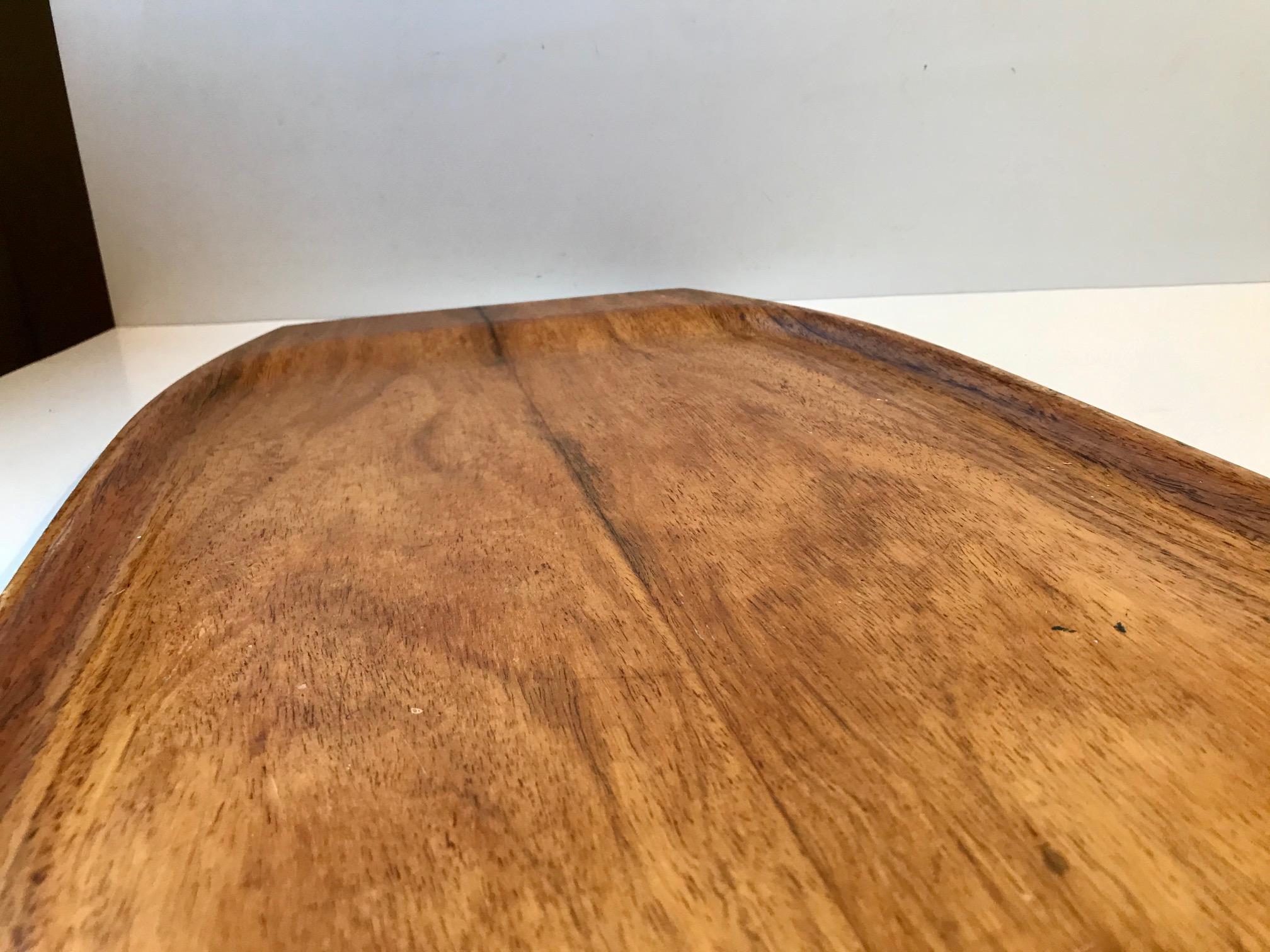 Danish Large Scandinavian Serving Tray in Rosewood from Åry, 1960s For Sale