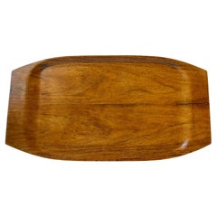 Vintage Large Scandinavian Serving Tray in Rosewood from Åry, 1960s