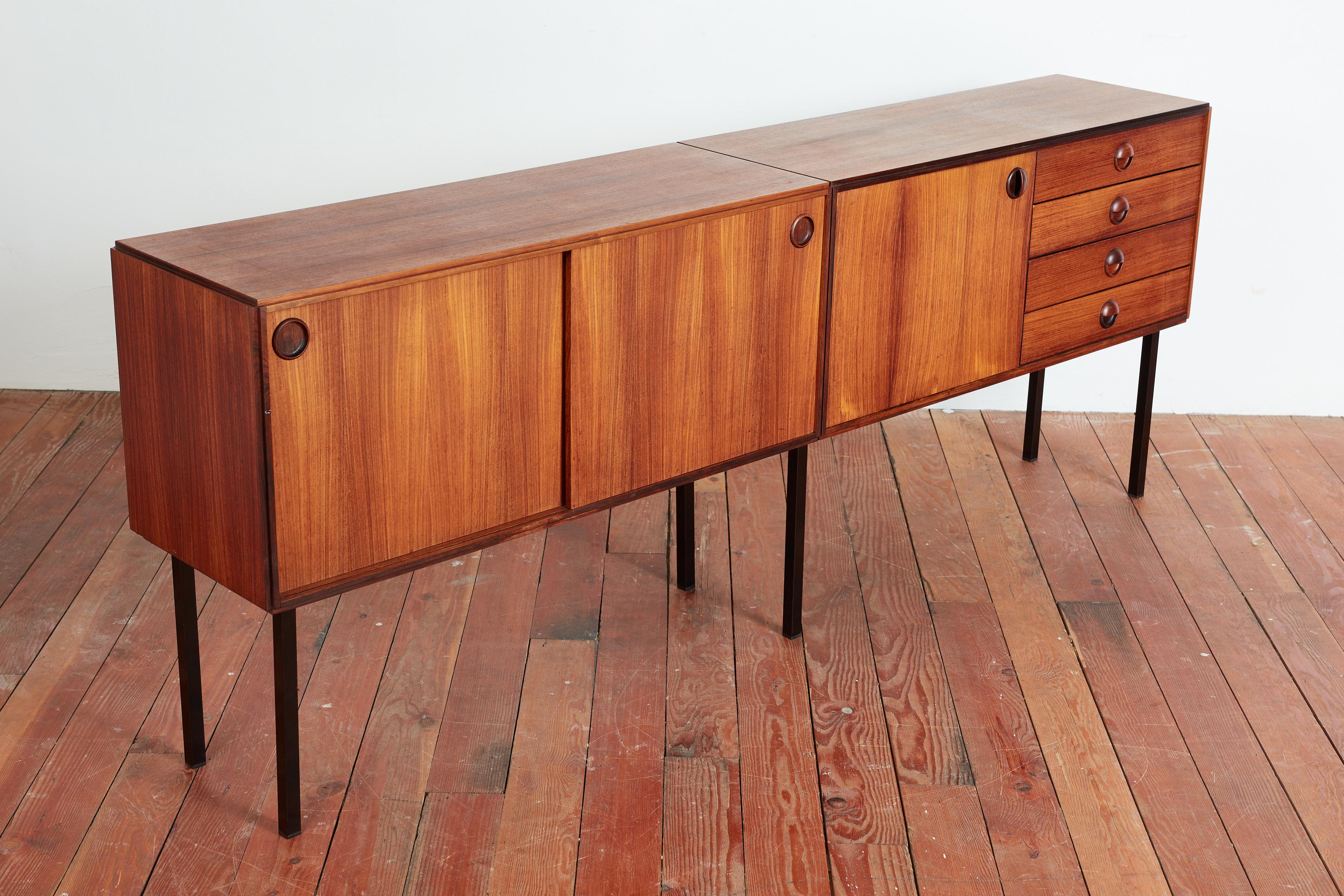Large Scandinavian Sideboard,  1950's  In Good Condition For Sale In Beverly Hills, CA