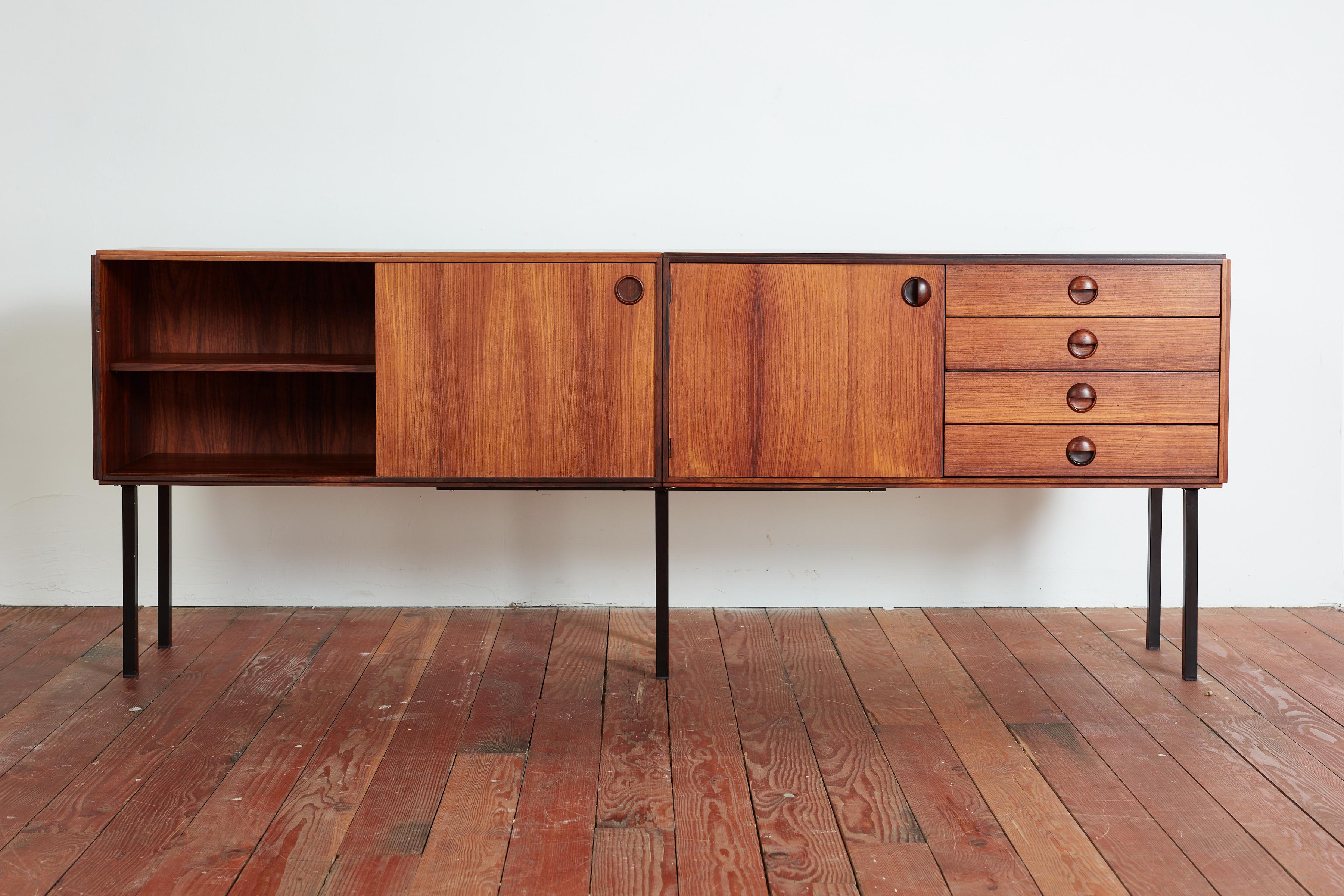 Mid-20th Century Large Scandinavian Sideboard,  1950's  For Sale