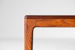 Grande table basse scandinave en teck au design danois vintage, années 60