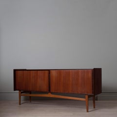 Large Scandinavian Teak & Oak Sideboard Credenza