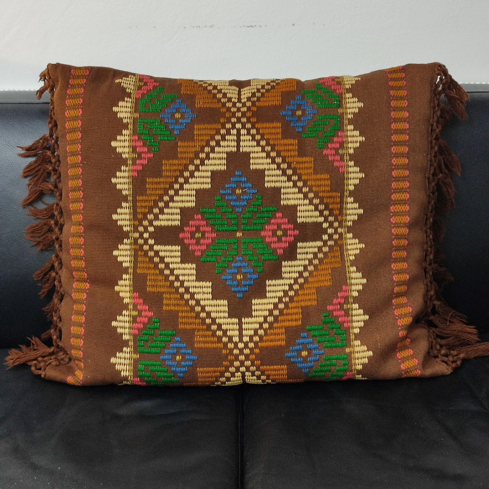 Swedish Large Scandinavian Wool Pillow For Sale