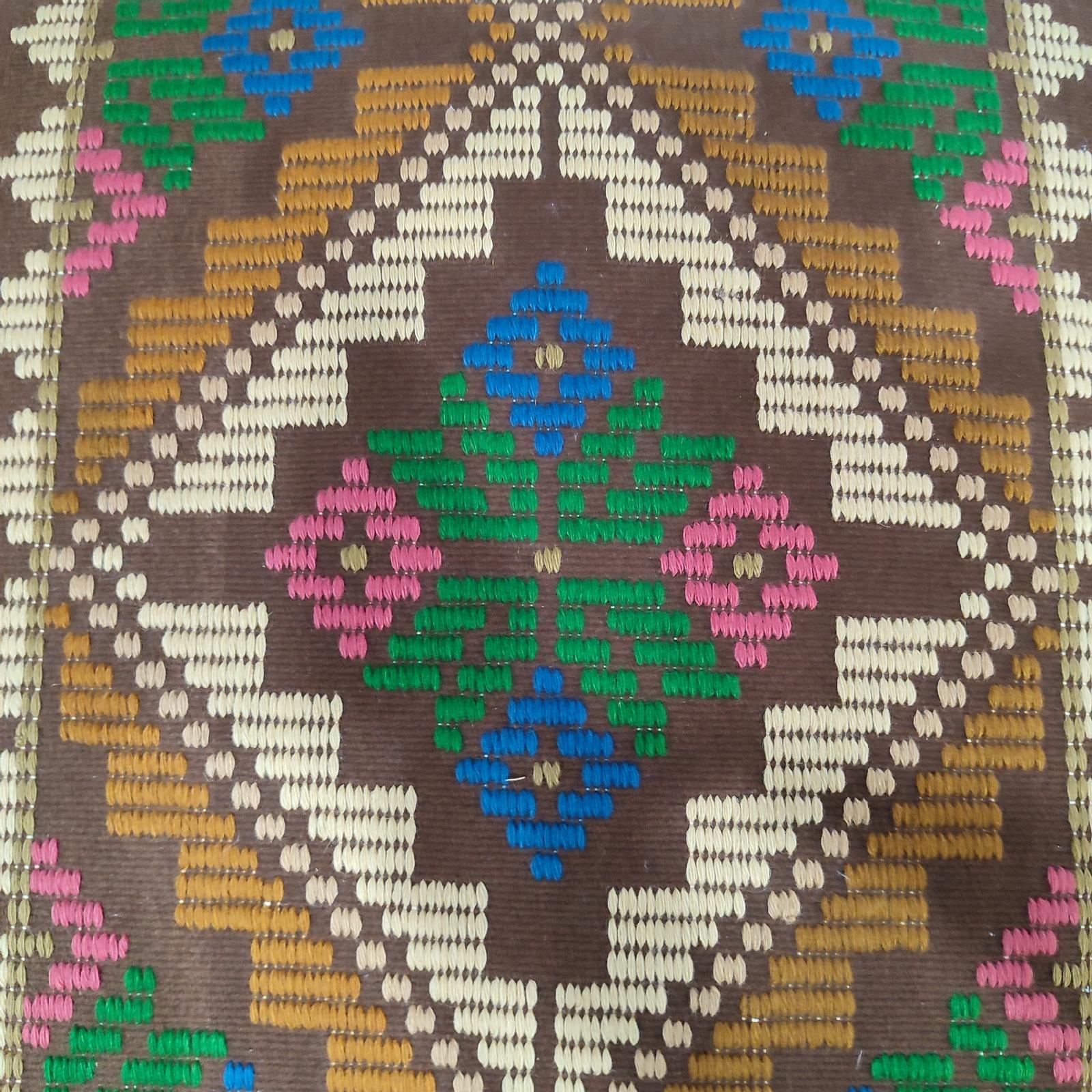 Mid-20th Century Large Scandinavian Wool Pillow For Sale
