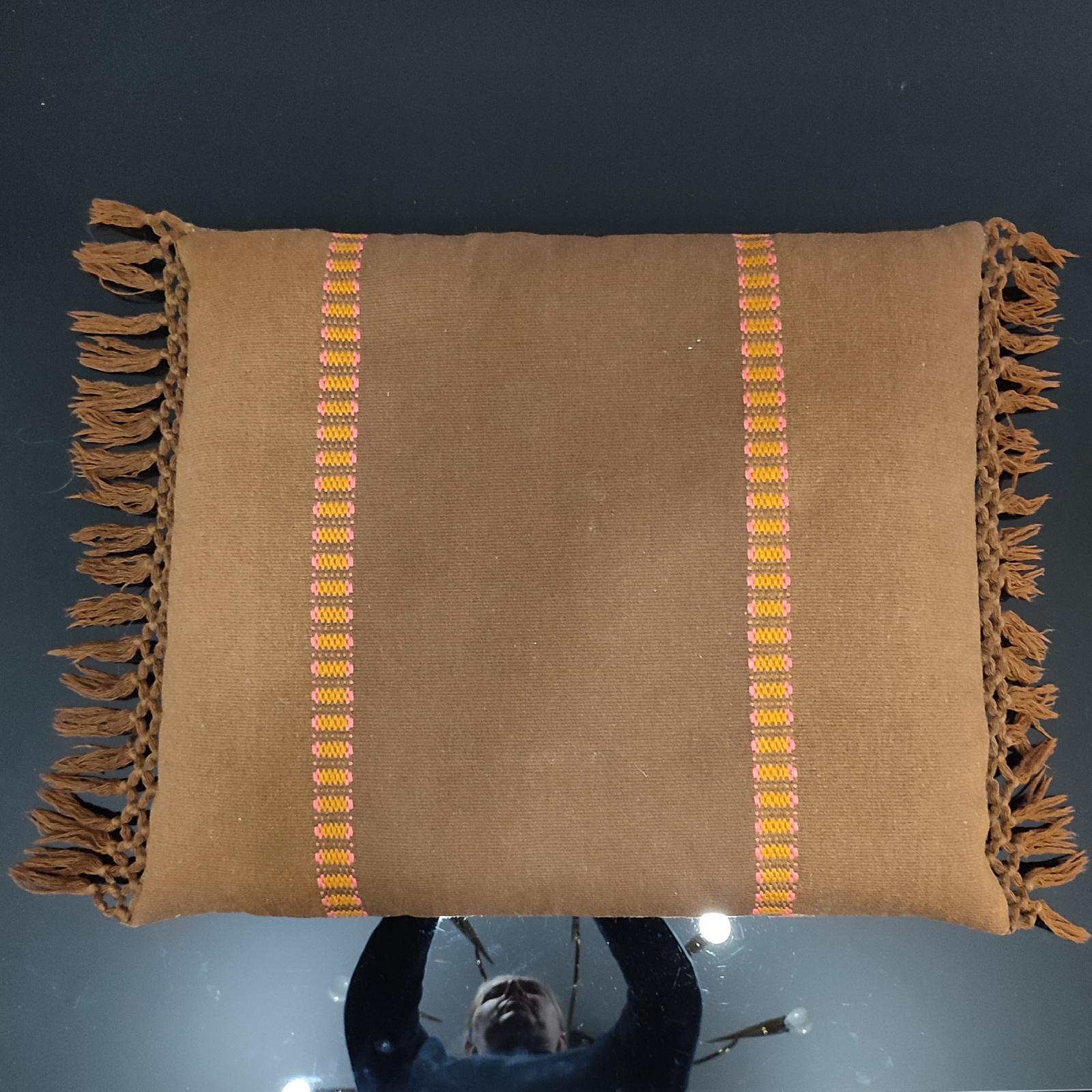 Large Scandinavian Wool Pillow For Sale 2