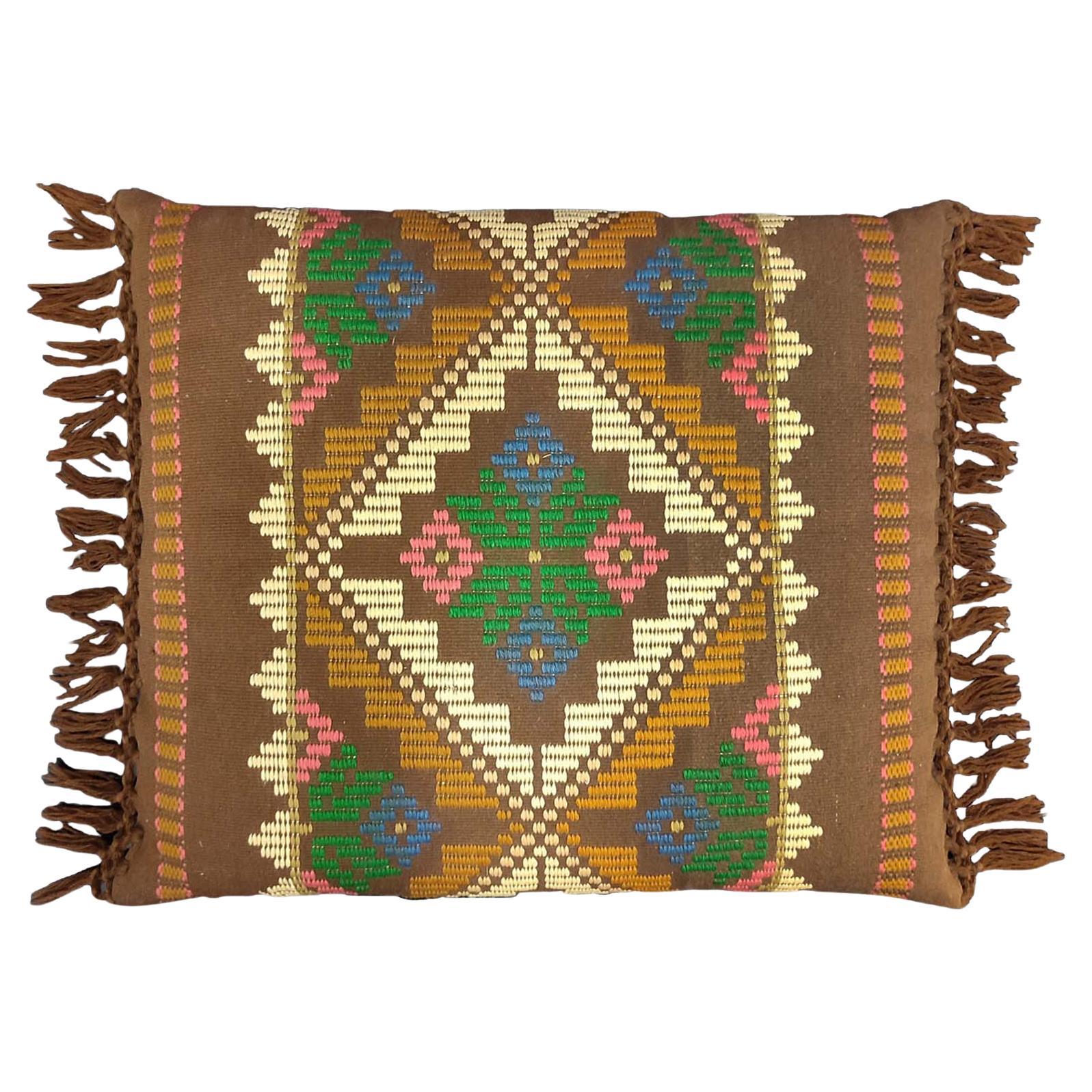 Large Scandinavian Wool Pillow For Sale