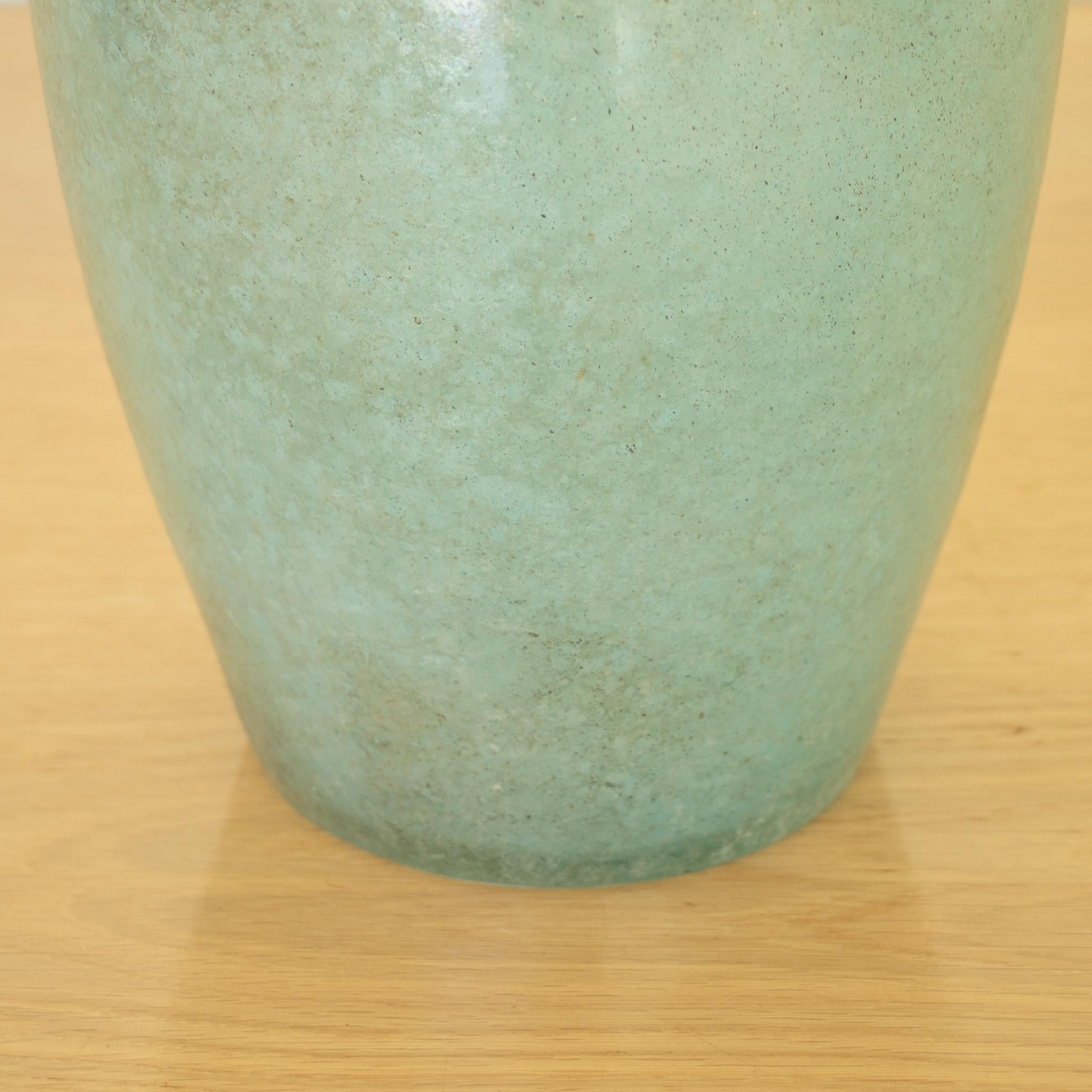 Large Scavo Glass Amphora Vase 2