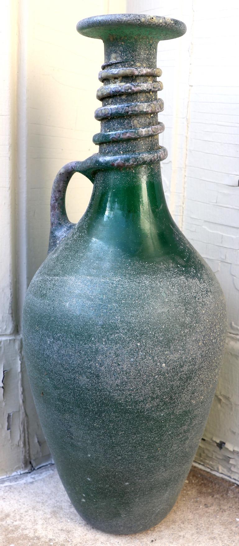 Große Scavo-Vase, Rigattieri für Seguso zugeschrieben im Angebot 2