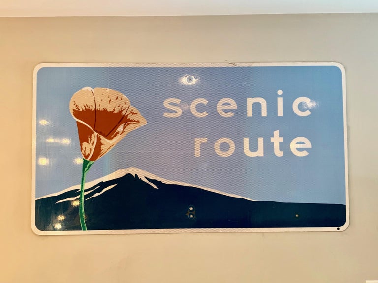 Large ‘Scenic Route’ California Highway Sign at 1stDibs | california