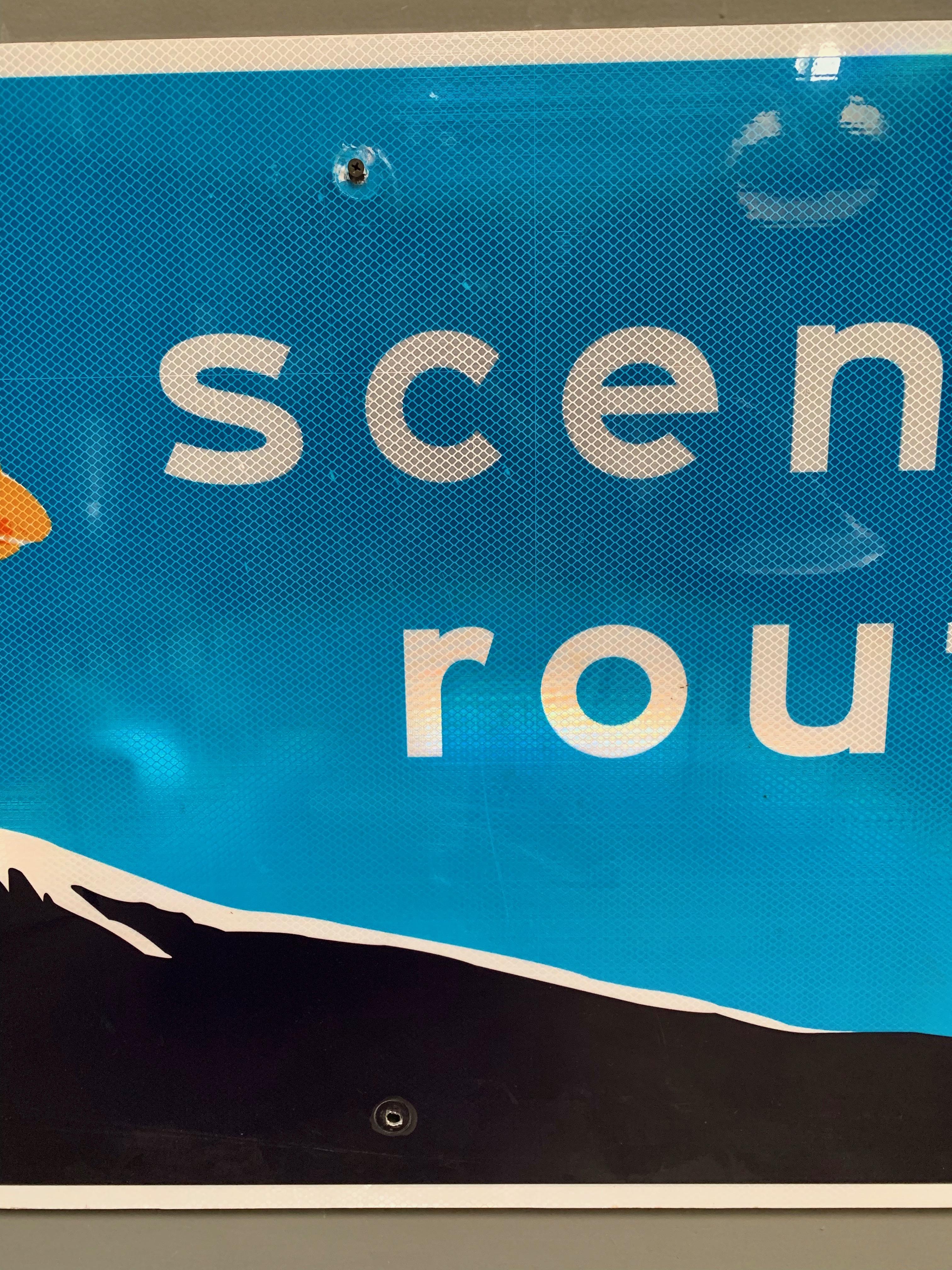 scenic drive sign