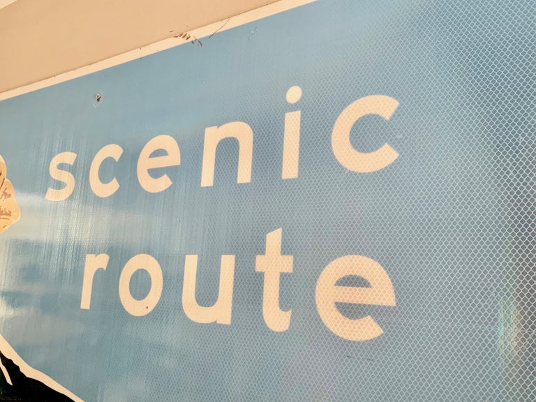 Large ‘Scenic Route’ California Highway Sign at 1stDibs | california