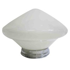 Large Schoolhouse Rounded Cone Shape Ceiling Glass Globe Pendant