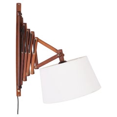 Large Scissor Wall Lamp Le Klint in Style, 1960s