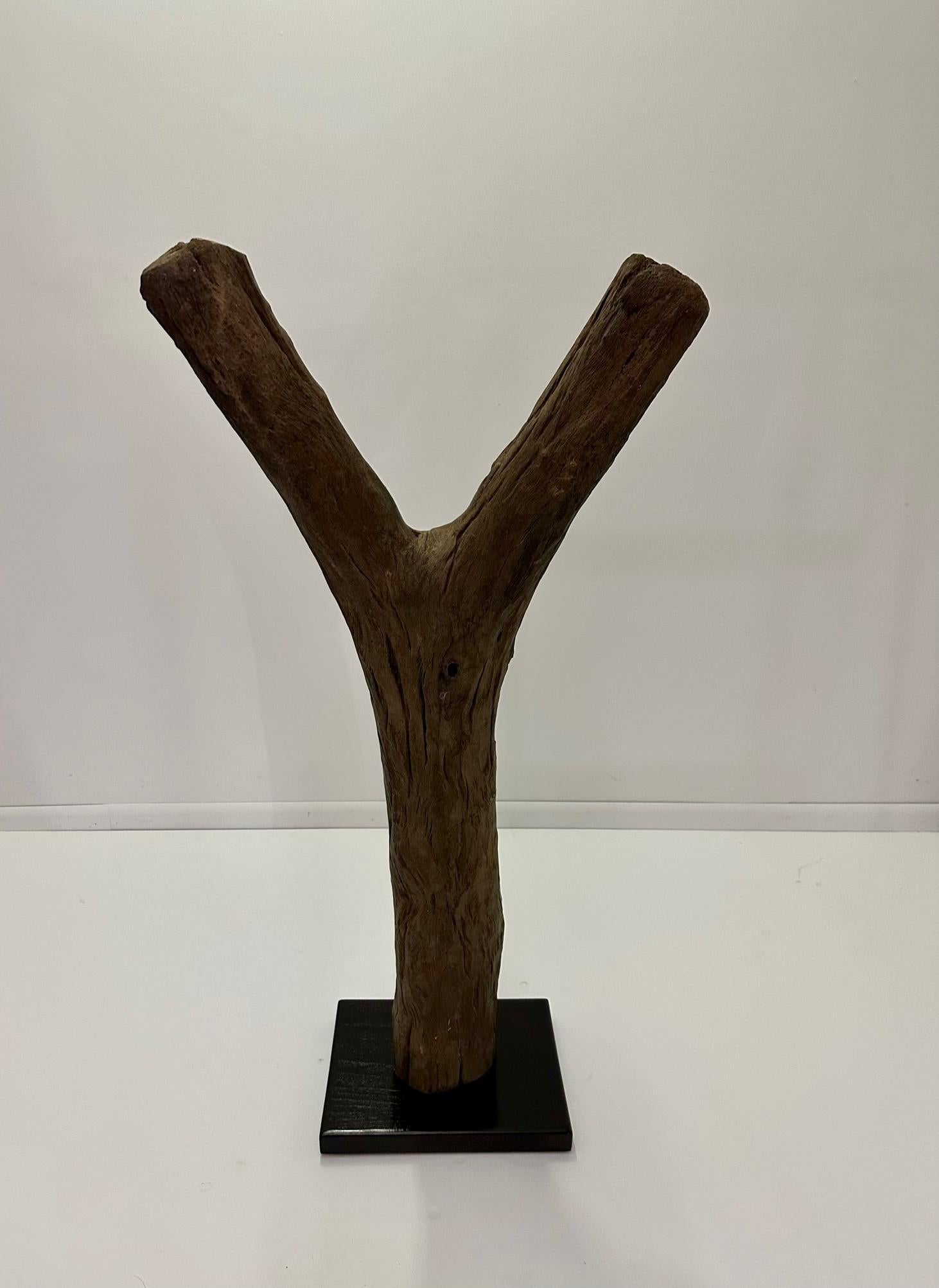 Groe skulpturale afrikanische Dogan- Leiter (Holz) im Angebot